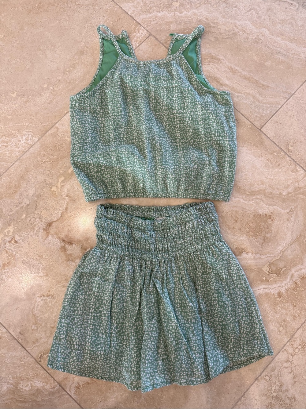 Abercrombie kids skort set size 5/6